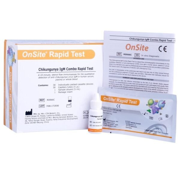 Chikungunya IgM Combo Rapid 30 Test Pack - Image 2