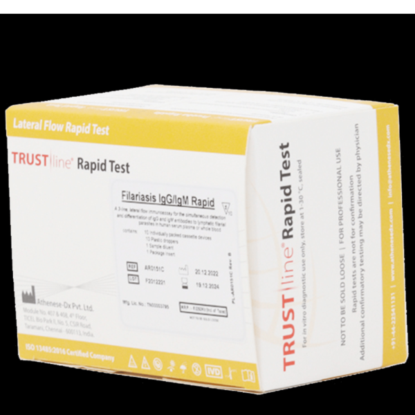 Filariasis IgG/IgM Rapid Test - 10 No's/Pack