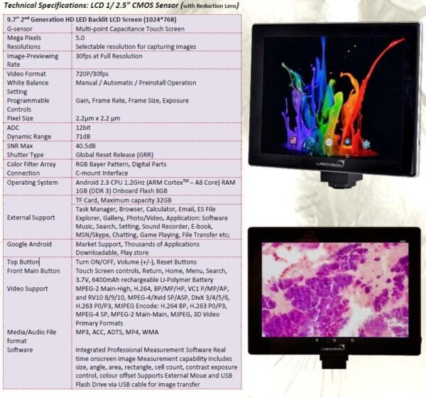 Trinocular Microscope - KX i2000TRI With LCD - Image 3