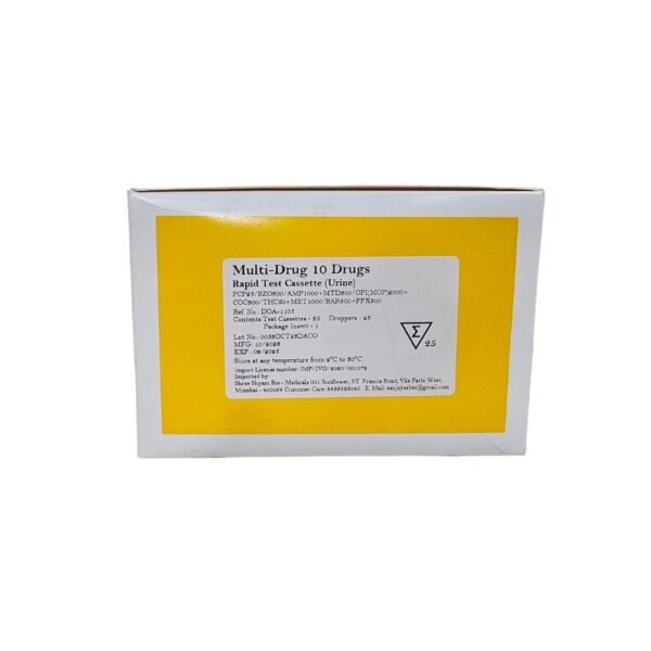 MULTI-10 DOA RAPID TEST CASSETTE (URINE) - Juscheck - Image 7