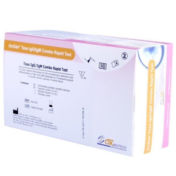 Toxo IgG/IgM Rapid 30 Test Pack